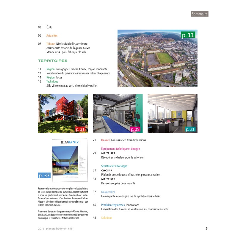 Planète Bâtiment 45 Planète Bâtiment 45