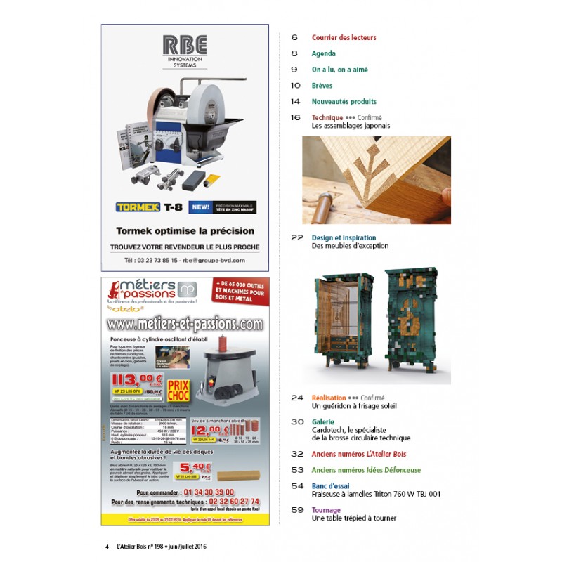 L'Atelier Bois 198 L'Atelier Bois 198